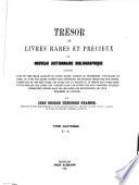 Trésor de livres rares et précieux: K-N