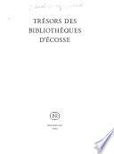 Trésors des bibliothèques d'Ecosse