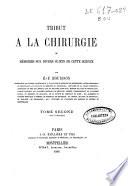 Tribut à la chirurgie