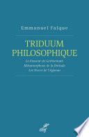 Triduum philosophique