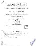 Trigonométrie rectiligne et sphérique ... Traduite de l'italien par N.M. Chompré