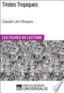 Tristes Tropiques de Claude Lévi-Strauss