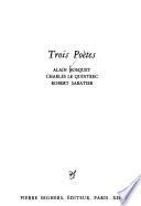 Trois poètes