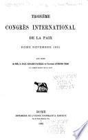 Troisième Congrès international de la paix