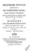 Troisième voyage abrégé du capitaine Cook dans l'océan pacifique