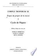 Tropes du propre de la messe: Cycle de Noël