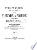 Troubles religieux du XVIe siècle dans la Flandre maritime, 1560-1570