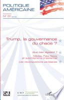 Trump, la gouvernance du chaos ?