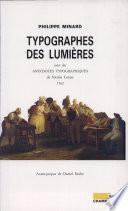 Typographes des Lumières