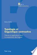 Typologie et linguistique contrastive