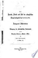 Ueber sprache, poetik und stil der altenglischen Gregoriuslegende des Auchinleck-ms. ...