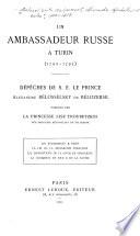 Un ambassadeur russe à Turin (1792-1793)