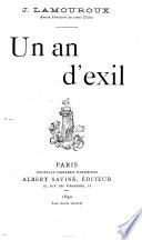 Un an d'exil