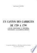 Un canton des garrigues de 1789 à 1799