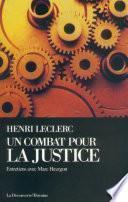 Un combat pour la justice