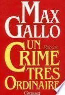 Un crime très ordinaire