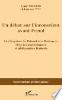 Un débat sur l'inconscient avant Freud