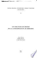 Un discours en images de la condamnation de mémoire
