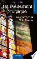 Un événement liturgique