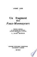 Un fragment des Faux-monnayeurs