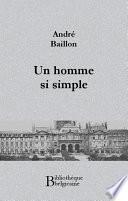 Un homme si simple