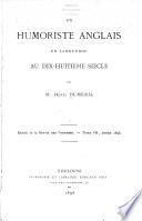 Un humoriste anglais [Laurence Sterne] en Languedoc au dixhuitième siècle