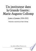 Un instituteur dans la Grande Guerre : Marie-Auguste Collomp