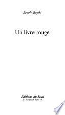 Un livre rouge