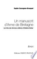 Un manuscrit d'Anne de Bretagne