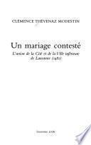 Un mariage contesté
