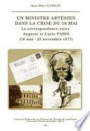 Un ministre artésien dans la crise du 16 mai