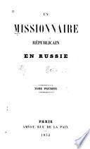 Un missionnaire republicain en Russie