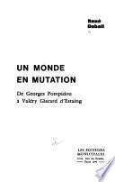 Un monde en mutation