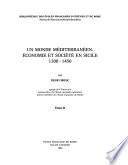 Un monde méditerranéen