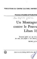 Un Montagnard contre le pouvoir, Liban 1866