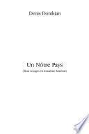 Un nôtre pays