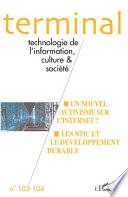 Un nouvel activixsme sur l'Internet ? Les NTIC et le développement durable
