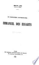 Un parnassien universitaire: Emmanuel des Essarts