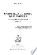 Un pasteur du temps des Lumières