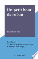 Un petit bout de ruban