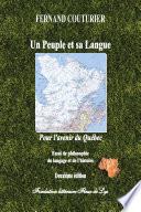 Un peuple et sa langue