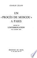 Un Procès de Moscou à Paris