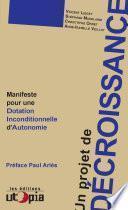 Un projet de décroissance