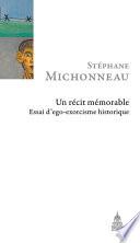 Livre Un récit mémorable