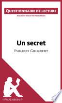 Un secret de Philippe Grimbert