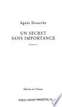 Un secret sans importance