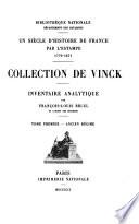 Un siècle d'histoire de France par l'estampe, 1770-1871: Ancien régime, par F.-L. Bruel