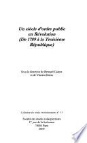 Un siècle d'ordre public en Révolution