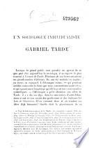 Un Sociologue individualiste
