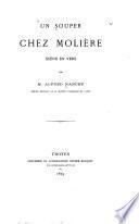 Un souper chez Molière